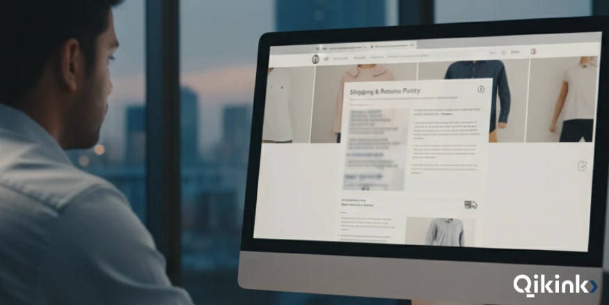 Shipping, Returns & Customer Policies Dropshipping Qikink