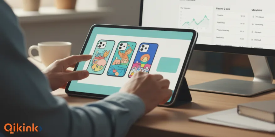 Make phone cases to sell Qikink