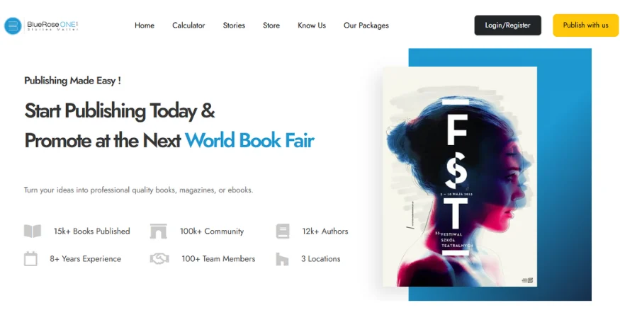 Blue Rose Publishers print on demand books Qikink