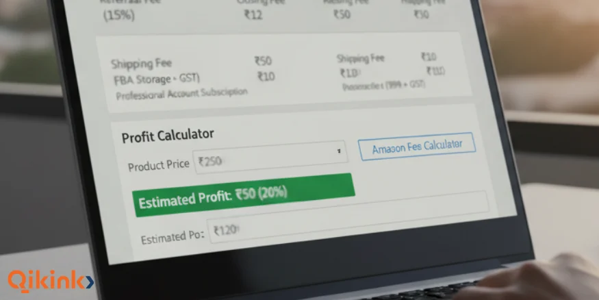 Cost of Selling on Amazon India Qikink
