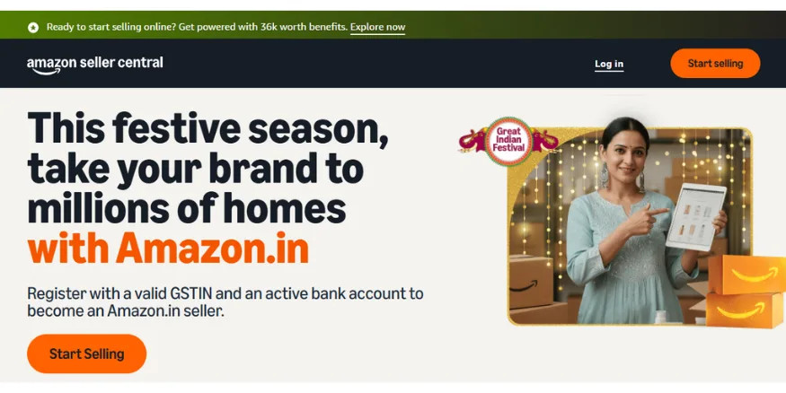 Create an Amazon Seller account Qikink