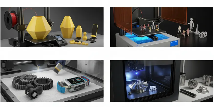 3D printing technologies Qikink