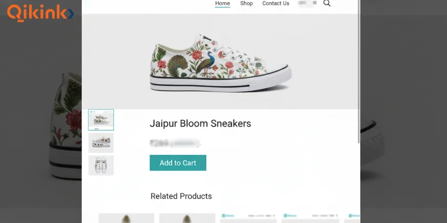 list print on demand shoes online qikink