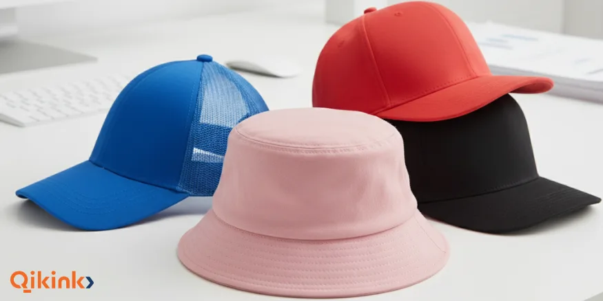 caps and headwear welcome kit idea Qikink