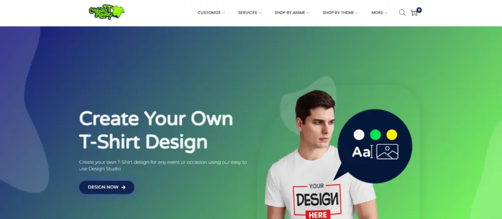 Custom T House print on demand site India