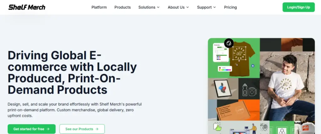 Shelf Merch print on demand website India