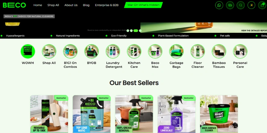 Beco D2C brand India