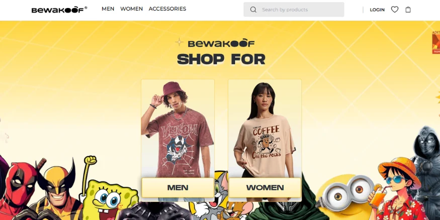 Bewakoof D2C brand India