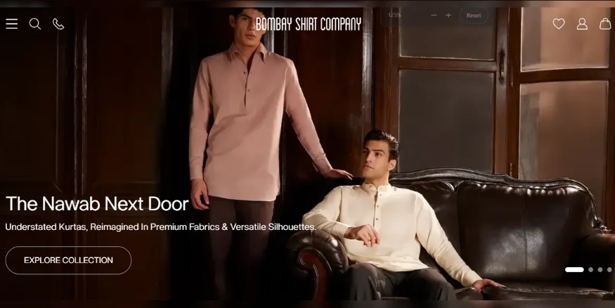 Bombay Shirt Company D2C brand
