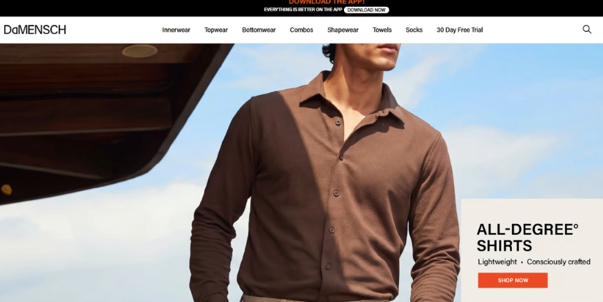DaMENSCH D2C brand India