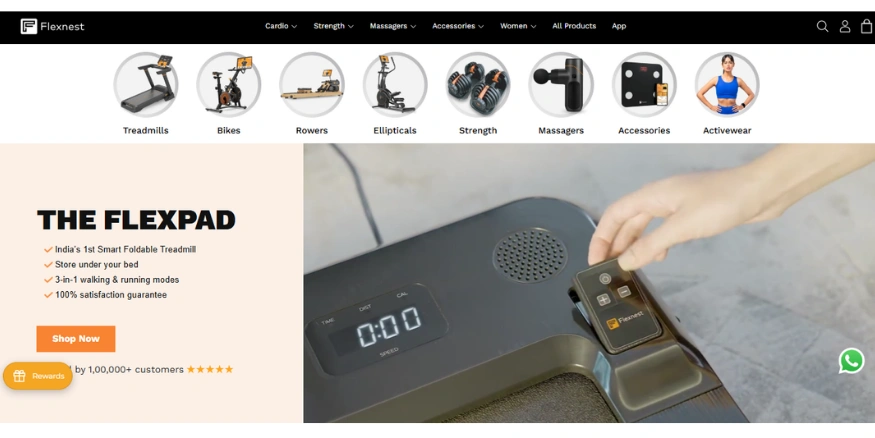 Flexnest D2C brand India