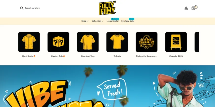 Fully filmy D2C brand Qikink