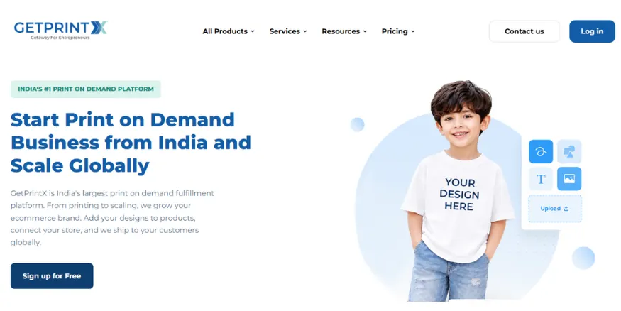 GetPrintX Print on demand website in India