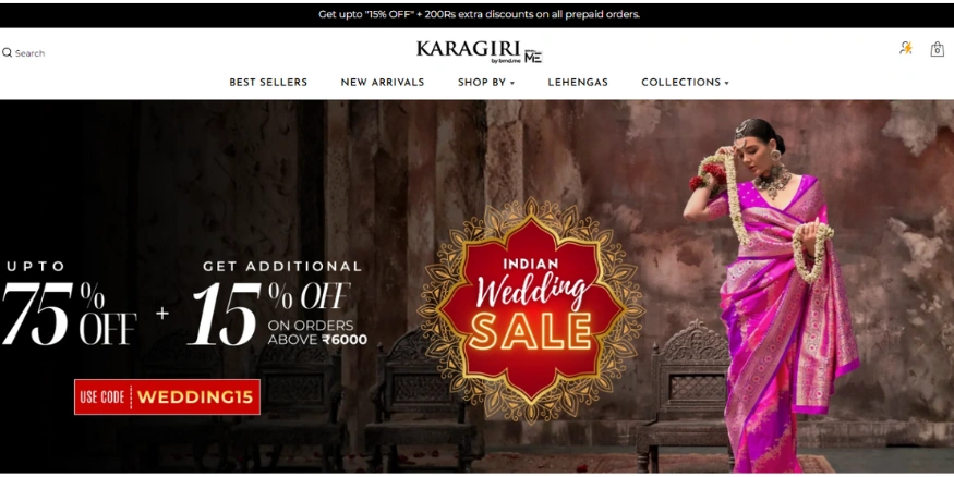 Karagiri D2C brand India