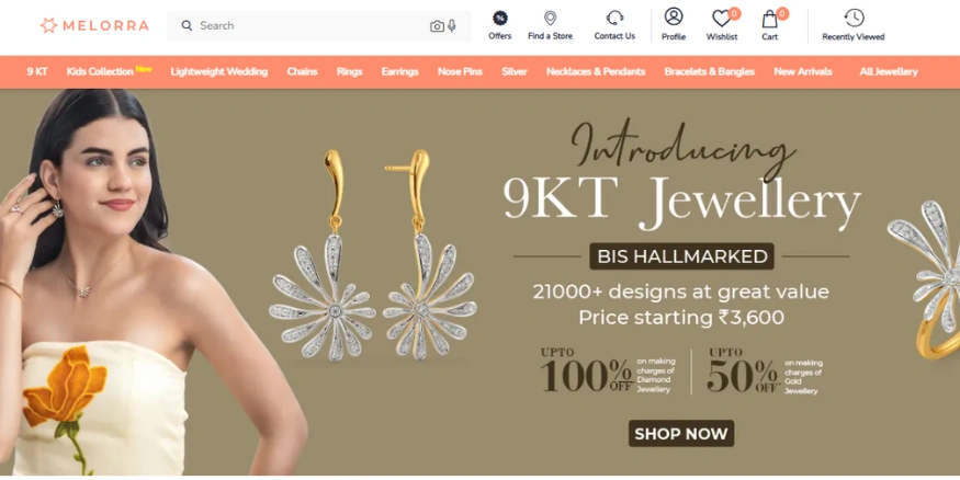 Melorra D2C brand India