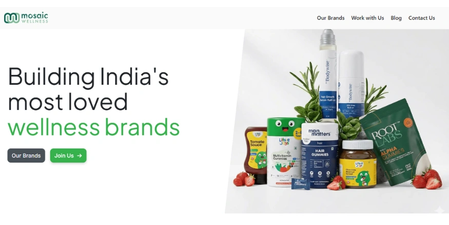 Mosaic Wellness D2C brand India
