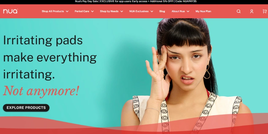 Nua D2C brand India