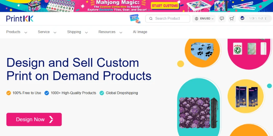 PrintKK - Best print on demand Website