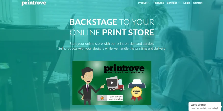 Printrove print on demand company in India