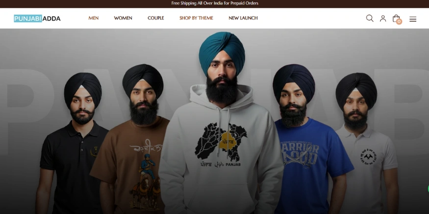 Punjabi Adda D2C brand India