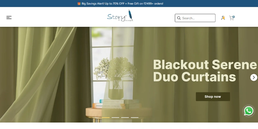 Story@Home D2C brand India