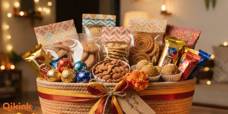 Diwali Gift Ideas for Family and Friends Chocolate and Snack Hamper