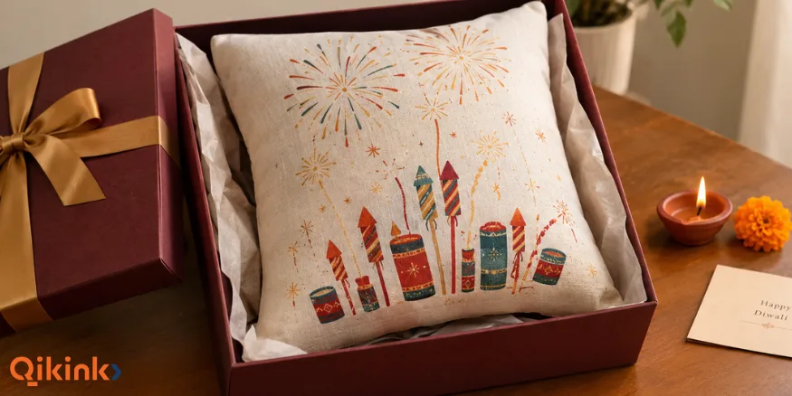 Diwali Gift Ideas for Family and Friends Custom Cushion Cover