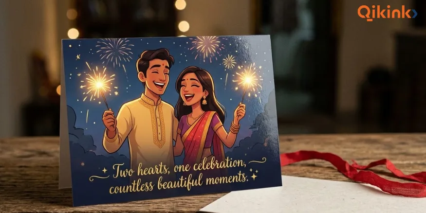 Diwali Gift Ideas for Family and Friends Personalised Photo Postcard