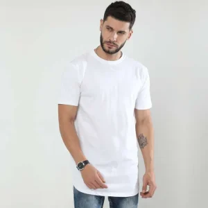 Men’s Longline Curved Tee | ML30