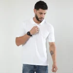 Qikink Men's Polo T-Shirt Dropshipping White