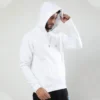White hooded sweatshirt qikink