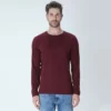 maroon-full-sleeve-tshirt-dropshipping-qikink