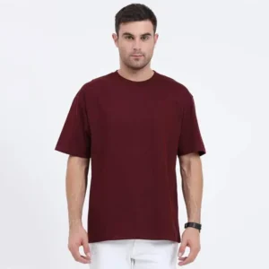 maroon-oversized-tshirt-dropshipping-qikink