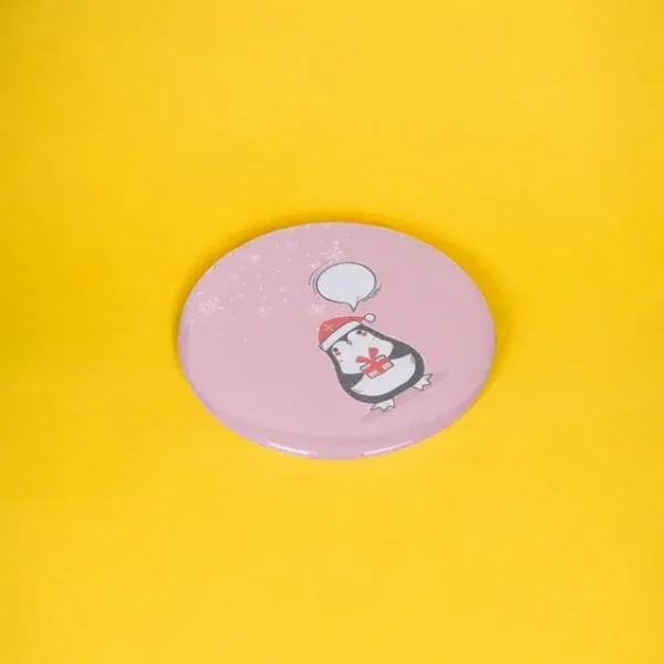 white button badge qikink