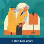 T Shirt Size Chart Guide In India: For Men, Women, and Kids