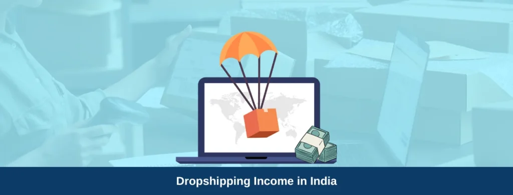 average dropshipping income in india