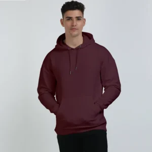 maroon oversized hooded sweatshirts qikink