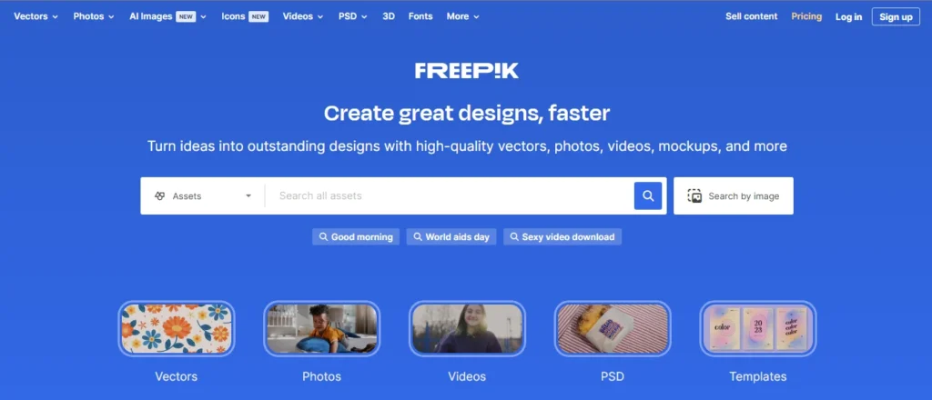 Freepik-homepage-qikink