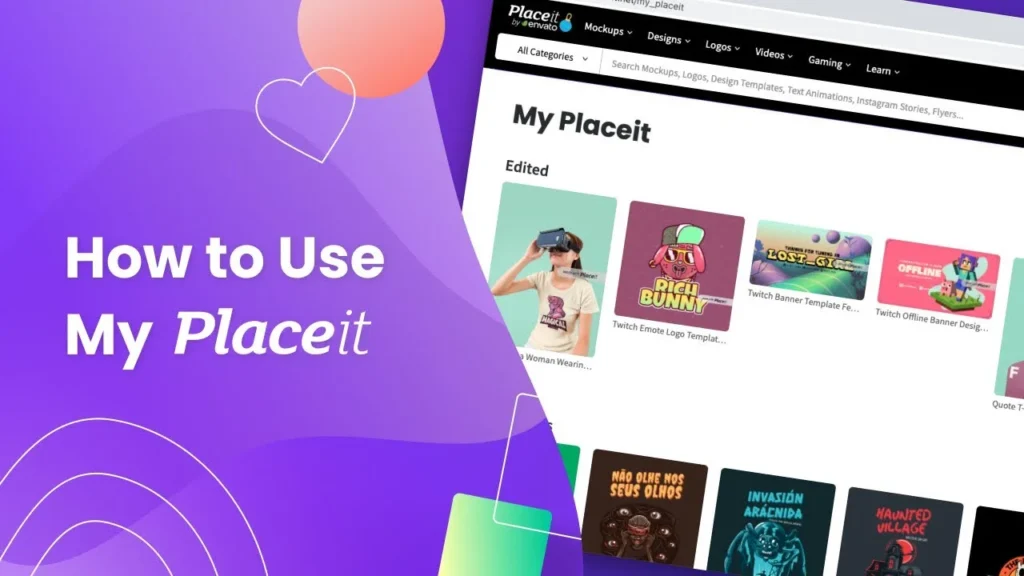 PlaceIt free designing tool -qikink