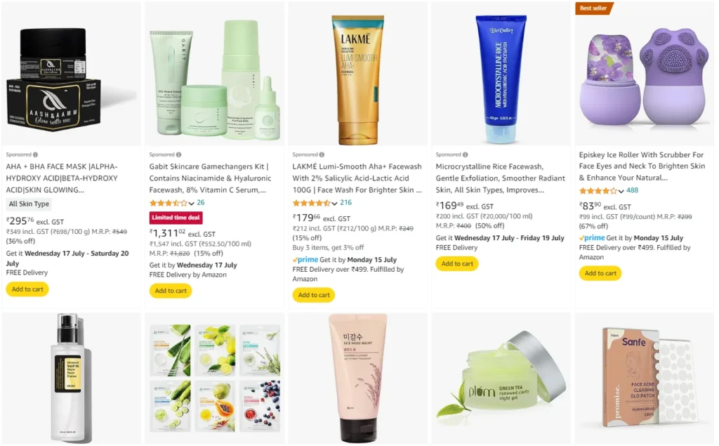 Skin care products dropshipping business ideas