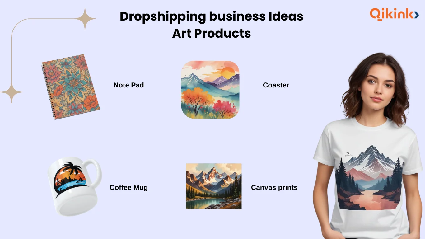 dropshipping ideas art products