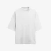 French Terry Oversized White T-shirt