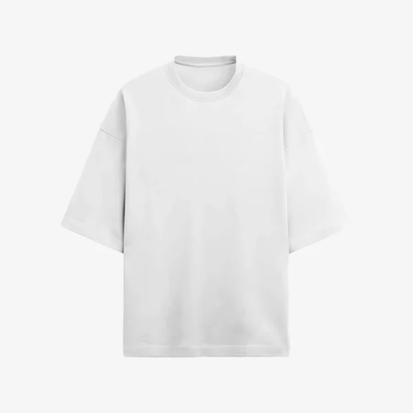 French Terry Oversized White T-shirt