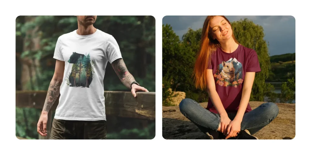 Nature and outdoor t shirt designs