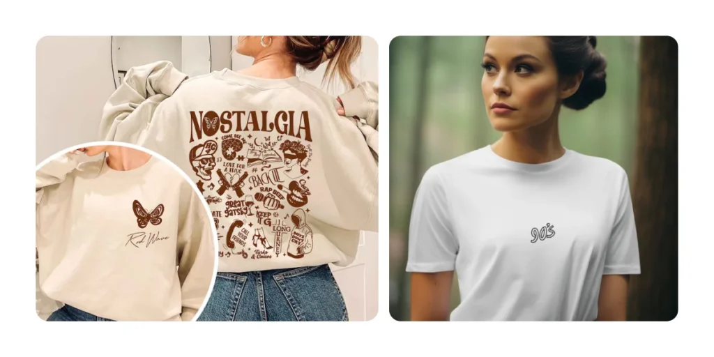 Nostalgia and Throwback T-shirt Design