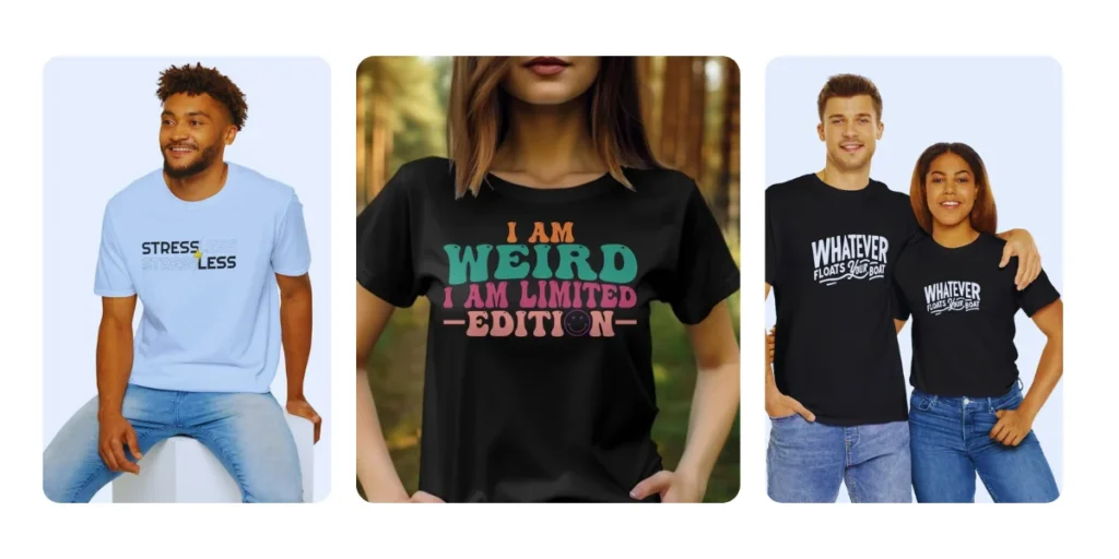 Typography and Wordplay t-shirt design