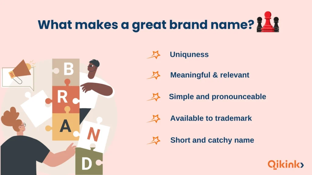 How to choose a brand name and what makes a great brand name