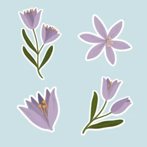 floral sticker