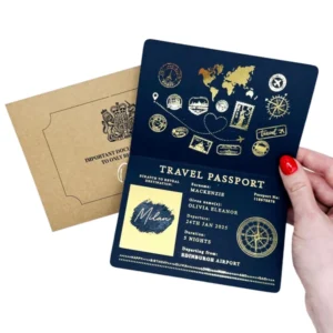 passport theme sticker