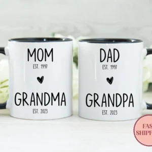 Baby announcement mug design